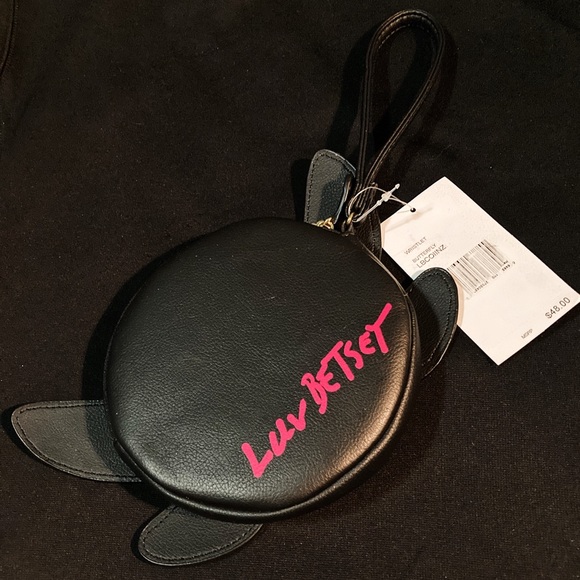 BETSEY JOHNSON Rainbow Butterfly Wristlet - Picture 2 of 3